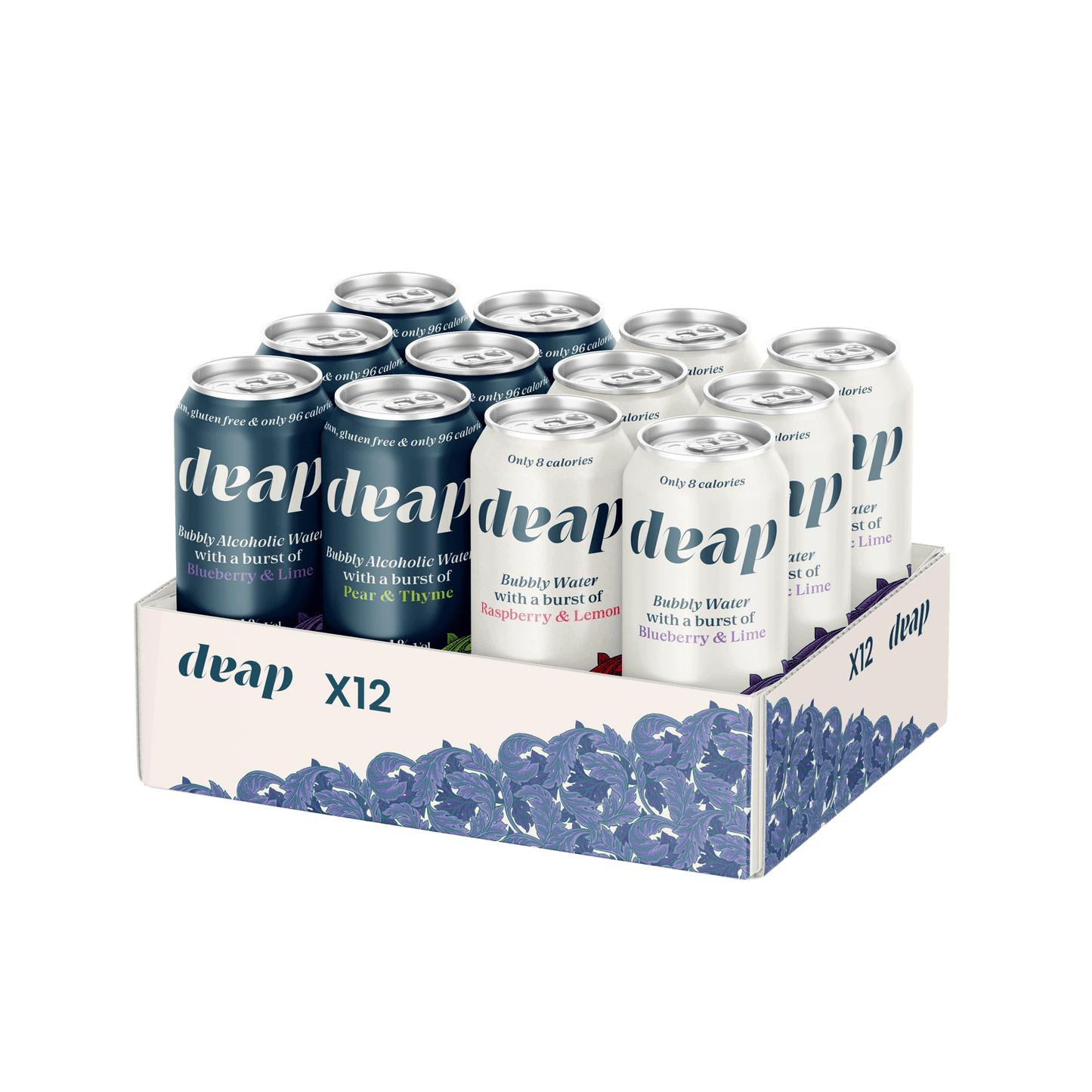 Sparkling Water & Hard Seltzer Trial Pack x12